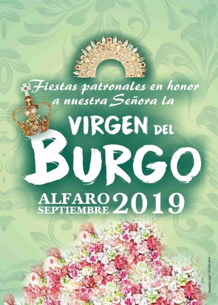 Fiestas patronales en honor a Nuestra Señora la Virgen del Burgo 2019 Alfaro
